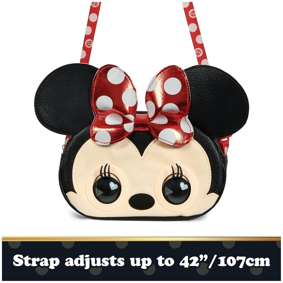 Minnie Mouse Kids Bag - Black and Red - Picture 10 of 10